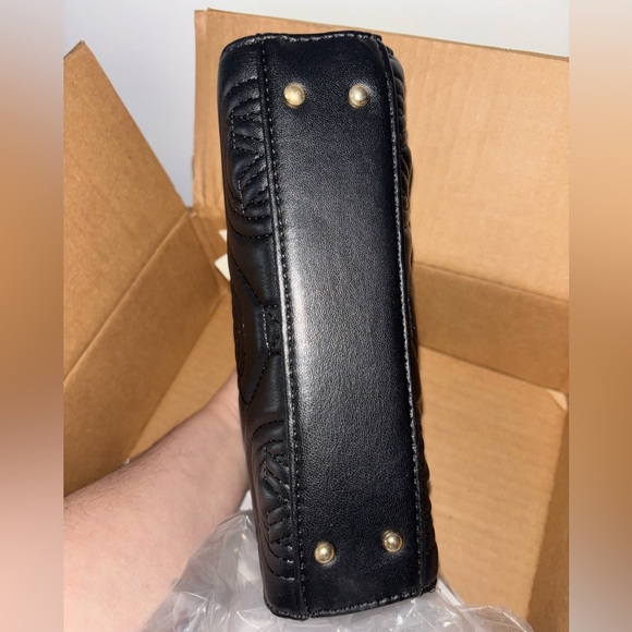 Brand New Valentino Orlandi Mini Quilted Tote Bag. Made with vegan leather. - Picture 12 of 14